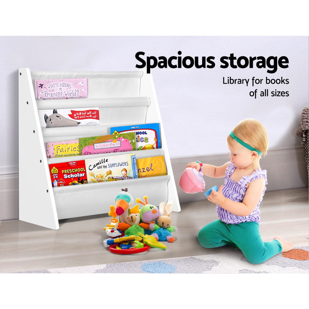 DS NA Keezi Kids Bookshelf Children Bookcase Magazine Rack Organiser Display
