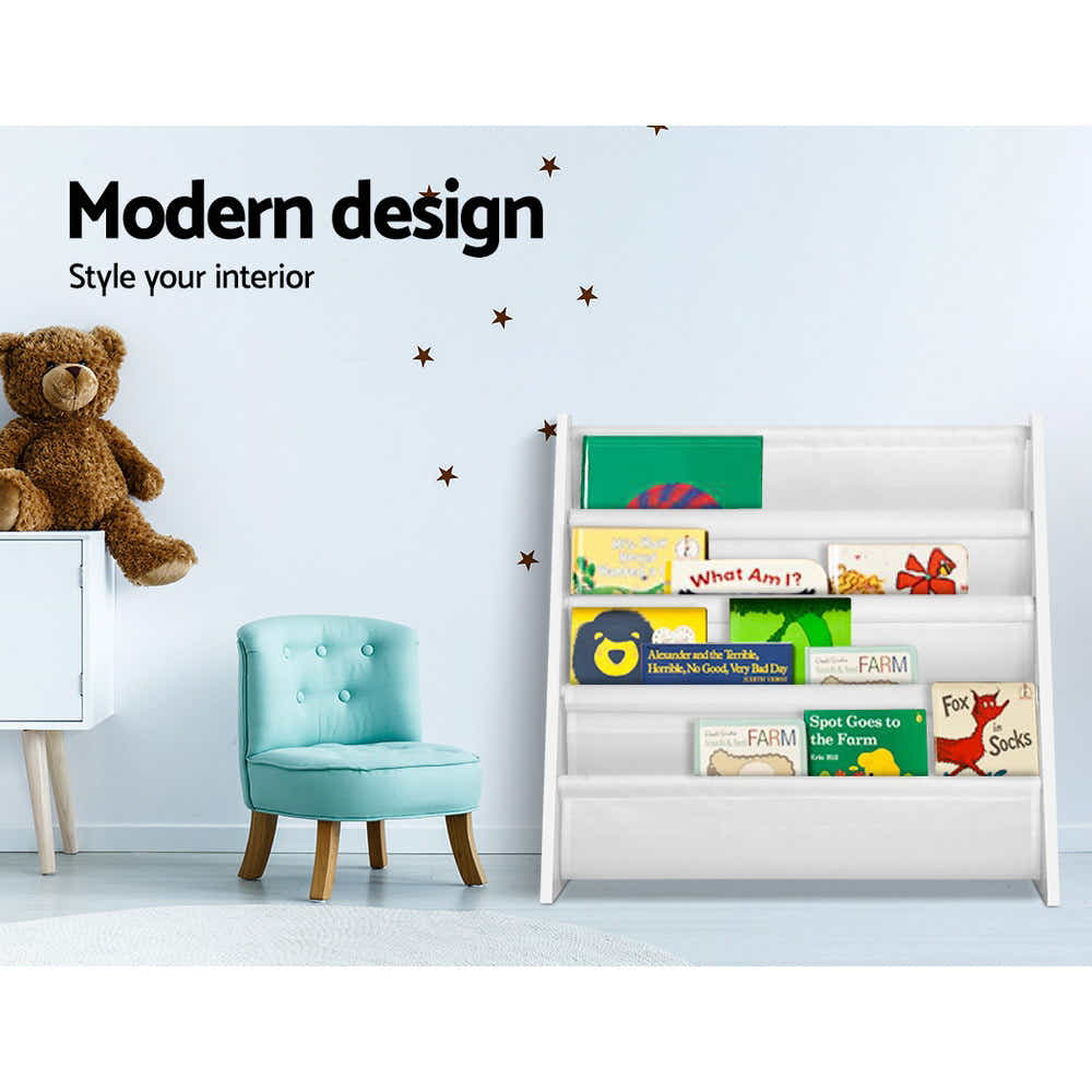DS NA Keezi Kids Bookshelf Children Bookcase Magazine Rack Organiser Display