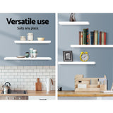 DS NA Artiss 3 Piece Floating Wall Shelves - White