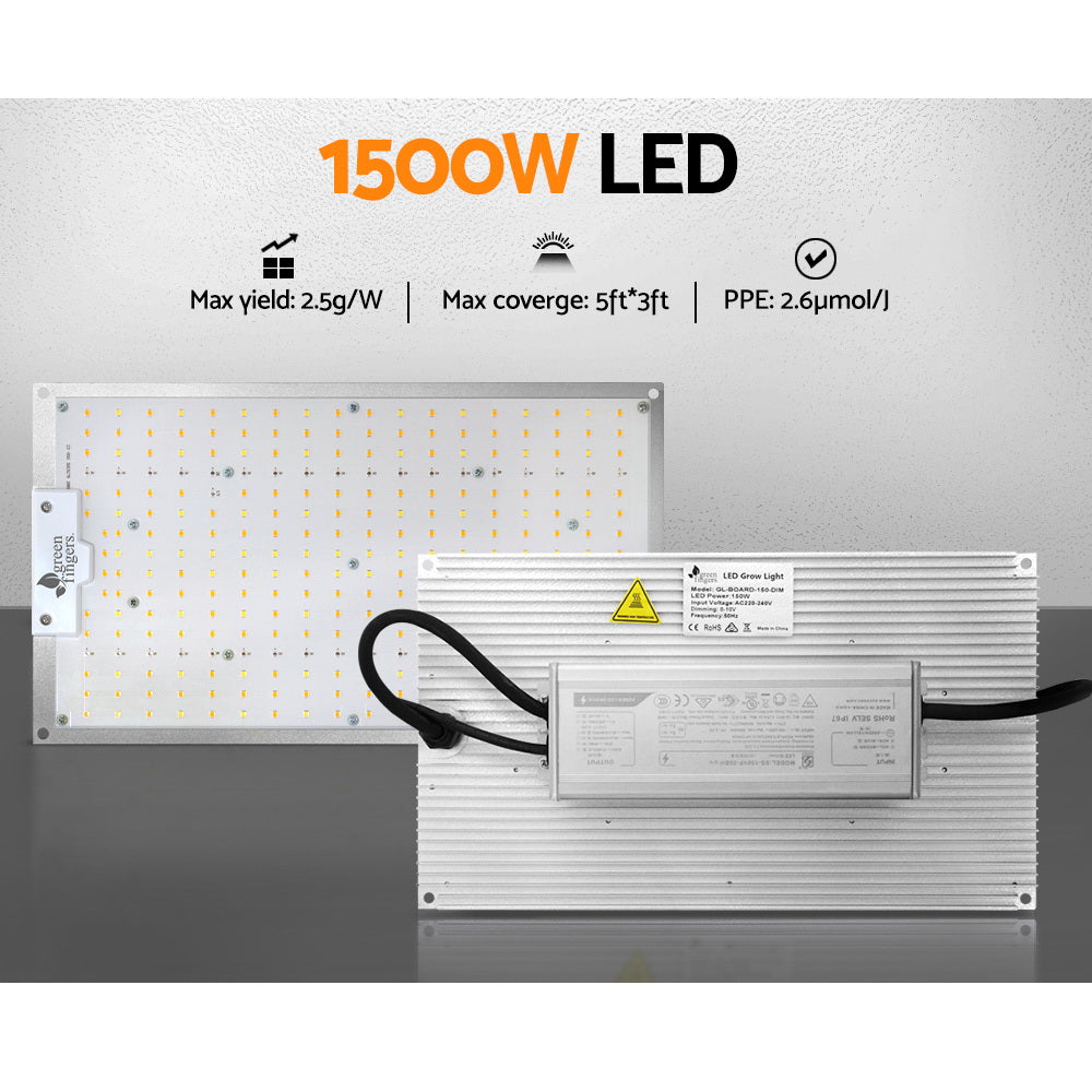 DS NA Max 1500W LED Grow Light Full Spectrum Indoor Veg Flower All Stage