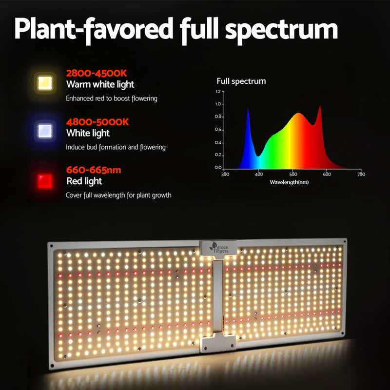 DS NA Max 3000W LED Grow Light Full Spectrum Indoor Veg Flower All Stage