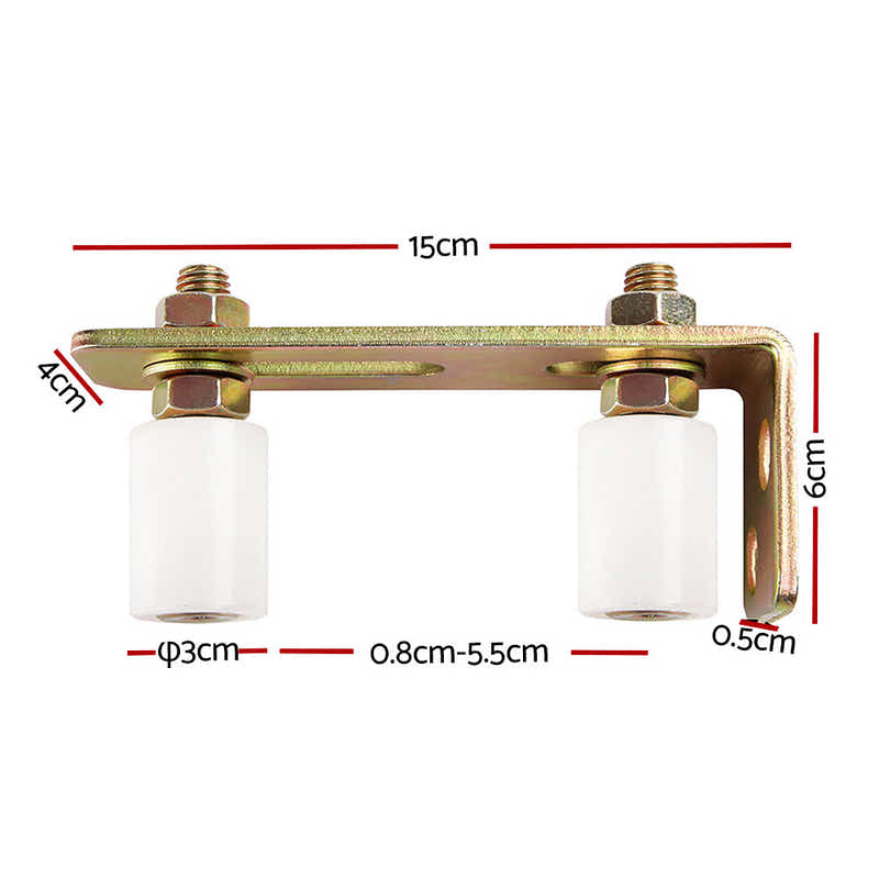 DS NA Roller Guide Gate Opener Track Stopper Sliding Hardware Accessories Kit