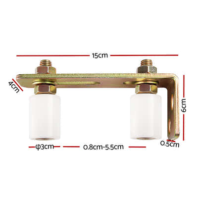 DS NA Roller Guide Gate Opener Track Stopper Sliding Hardware Accessories Kit