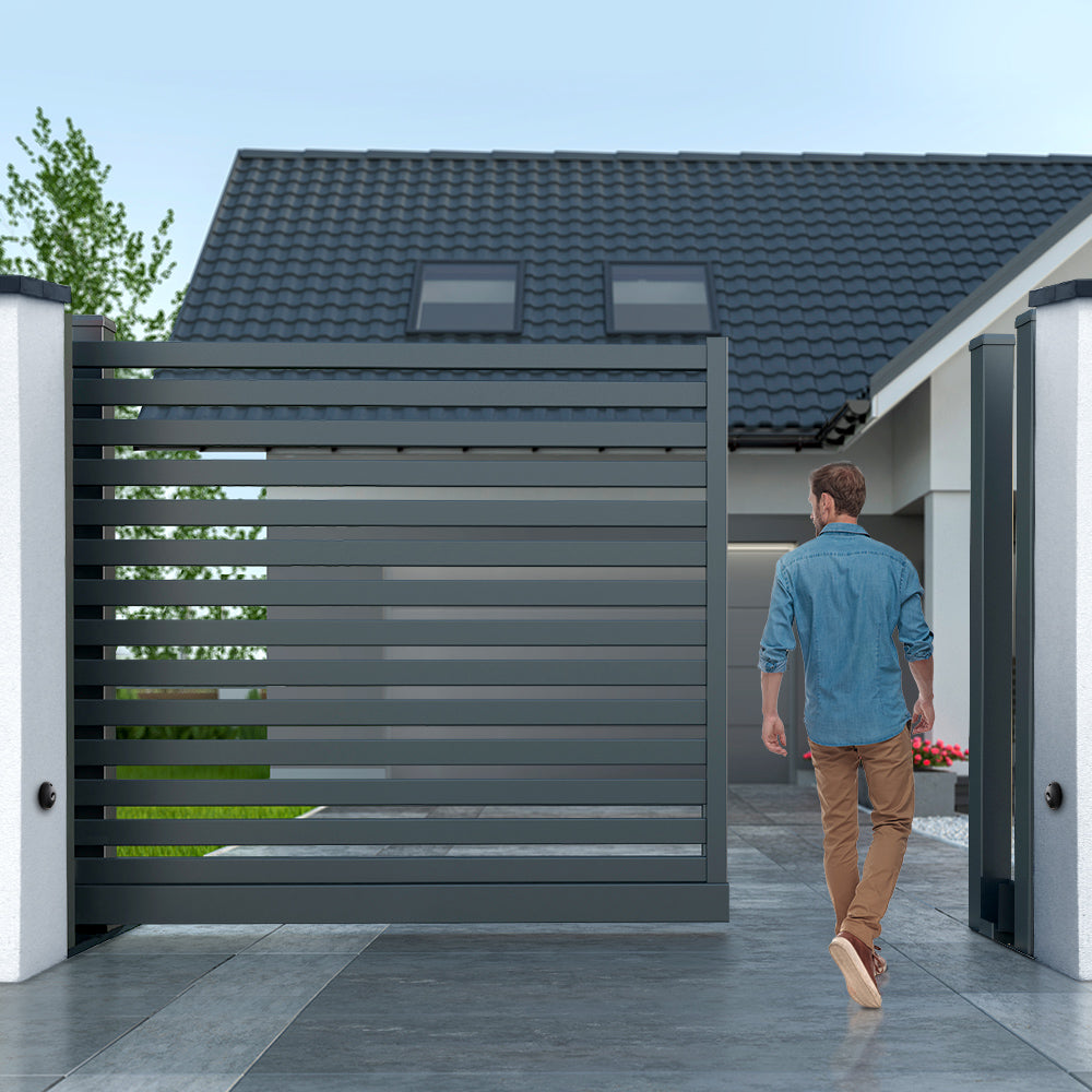 DS NA LockMaster Infrared Solar Swing Sliding Gate Opener