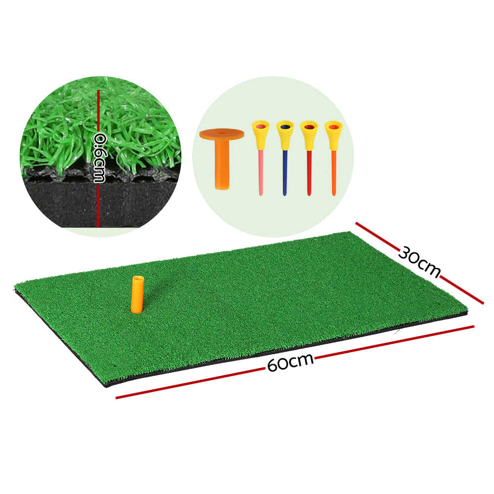 DS NA  Golf Hitting Mat Portable Driving Range Practice Training Aid 60x30cm