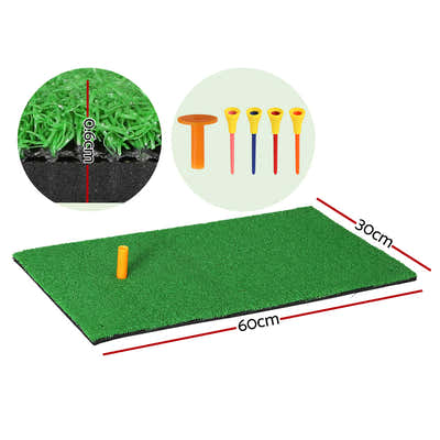 DS NA  Golf Hitting Mat Portable Driving Range Practice Training Aid 60x30cm