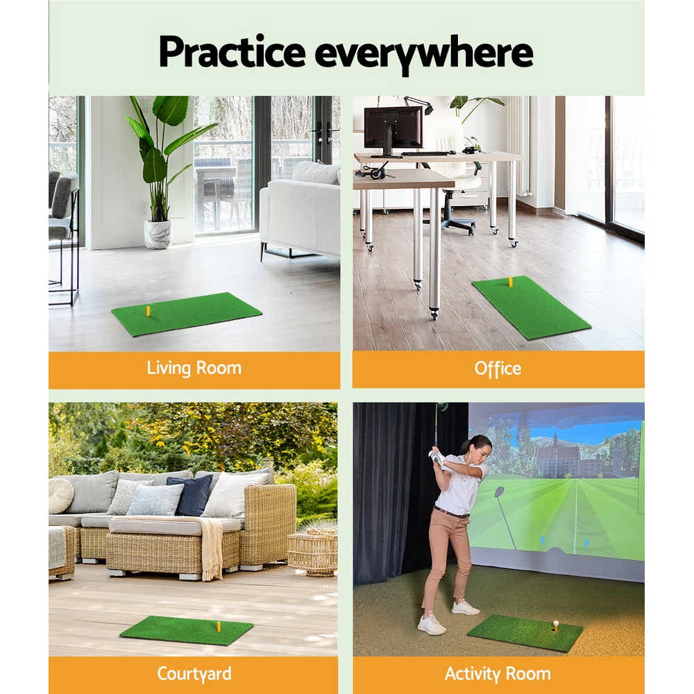 DS NA  Golf Hitting Mat Portable Driving Range Practice Training Aid 60x30cm