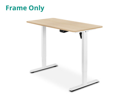 Height Adjustable Desk Frame White