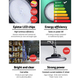 DS NA Leier LED High Bay Lights Light 150W Industrial Workshop Warehouse Gym BK