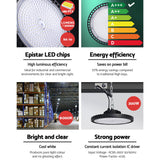 DS NA Leier LED High Bay Lights Light 200W Industrial Workshop Warehouse Gym BK