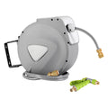 DS NA 20M Retractable Water Hose Reel Garden Storage AutoRewind Spray Gun