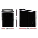 DS NA Portable Ice Cube Maker Machine 2L Home Bar Benchtop Easy Quick Black