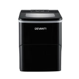 DS NA Portable Ice Cube Maker Machine 2L Home Bar Benchtop Easy Quick Black