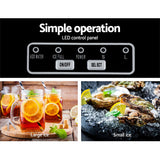 DS NA Portable Ice Cube Maker Machine 2L Home Bar Benchtop Easy Quick Black