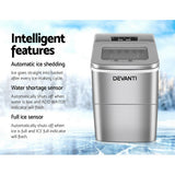 DS NA Devanti Portable Ice Cube Maker - Silver