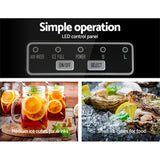 DS NA Devanti Portable Ice Cube Maker - Silver
