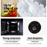 DS NA Devanti Portable Ice Cube Maker - Silver
