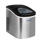 DS NA Devanti 2.4L Stainless Steel Portable Ice Cube Maker