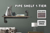 Pipe Shelf 1-Tier