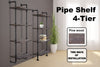 Pipe Shelf 4-Tier