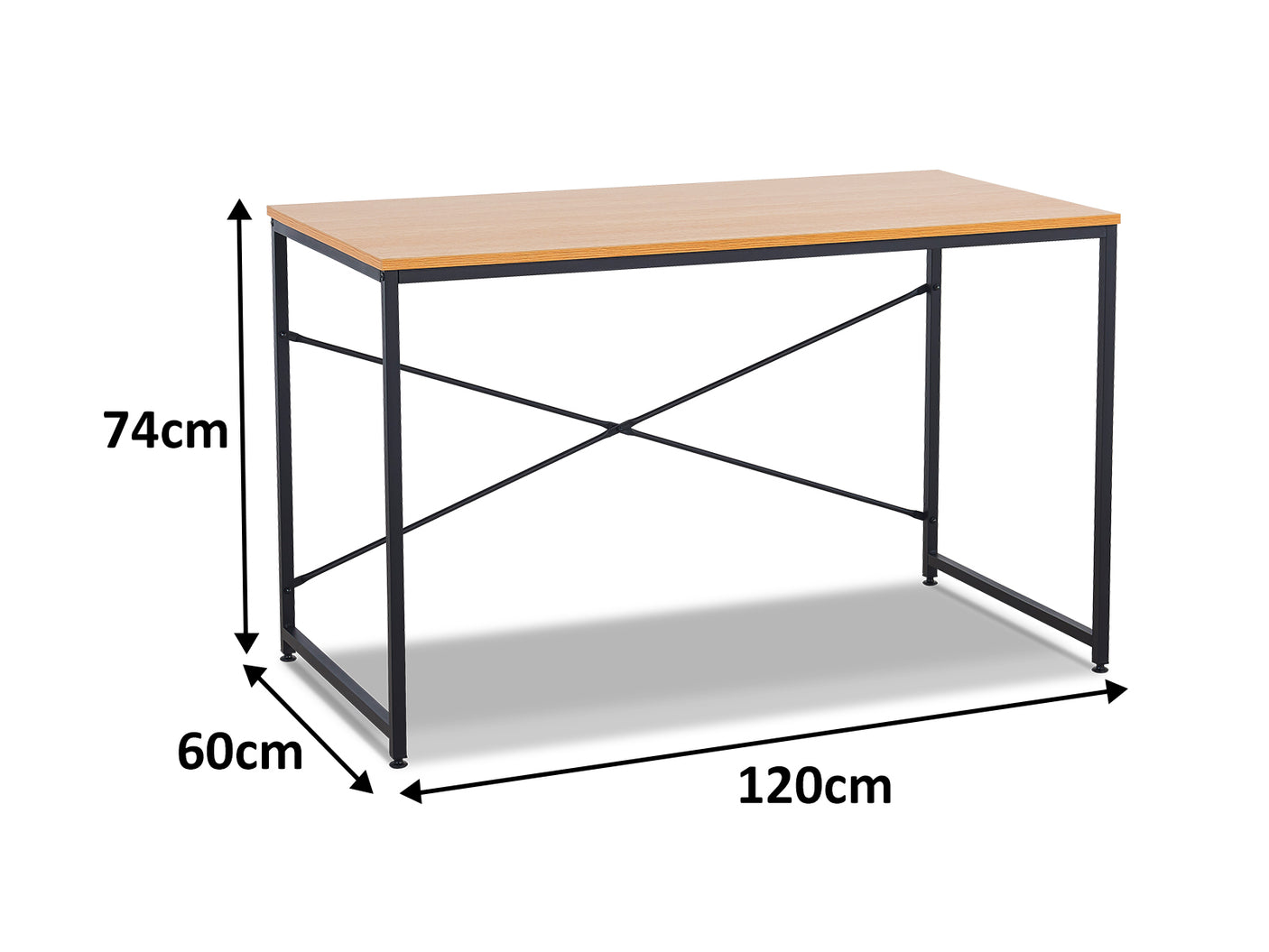 Metal Computer Desk 1.2M