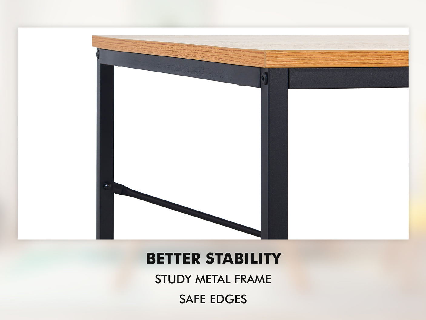 Metal Computer Desk 1.2M