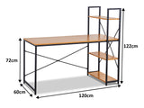 Commodity Metal Shelf With Desk 1.2M
