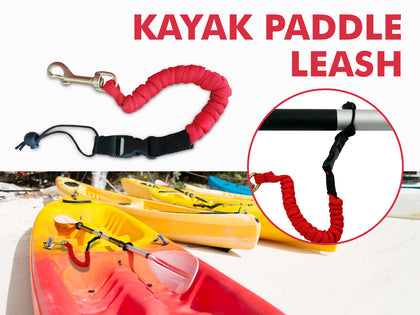 Kayak Paddle Leash with Brass Hooks