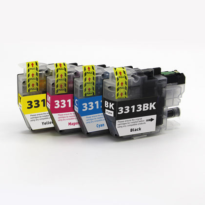Compatible Ink Cartridges Set for Brother LC3313