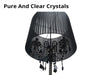 Svart Crystal Floor Lamp