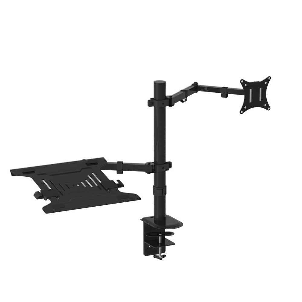 DS NA Monitor Arm Stand Laptop Tray Display Desk Mount Bracket Screen Holder