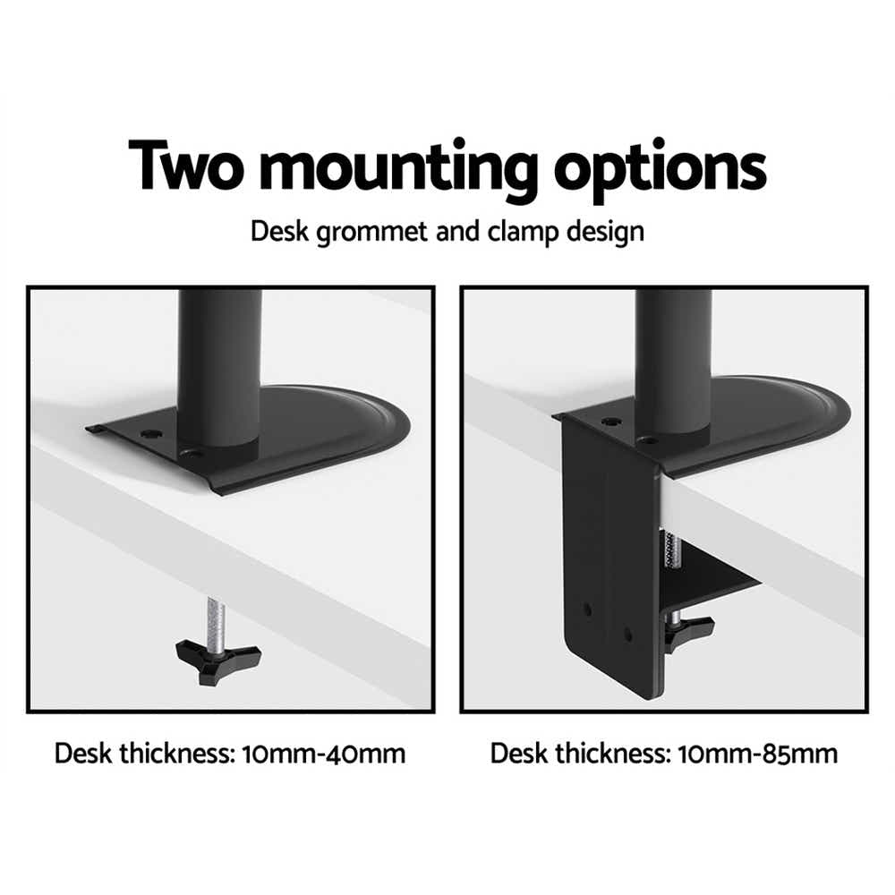DS NA Monitor Arm Stand Laptop Tray Display Desk Mount Bracket Screen Holder