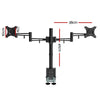DS NA Artiss Monitor Arm Mount Dual Black