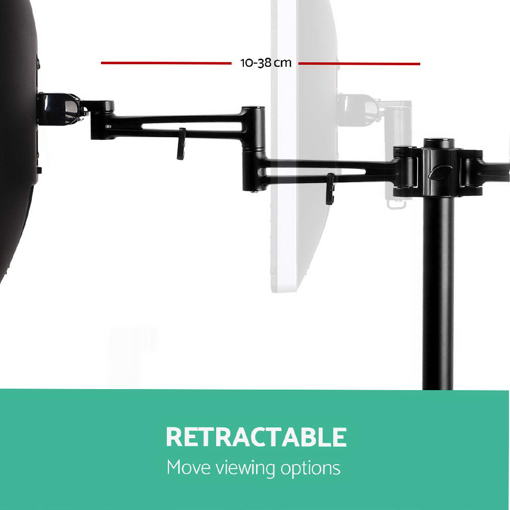 DS NA Artiss Monitor Arm Mount Dual Black