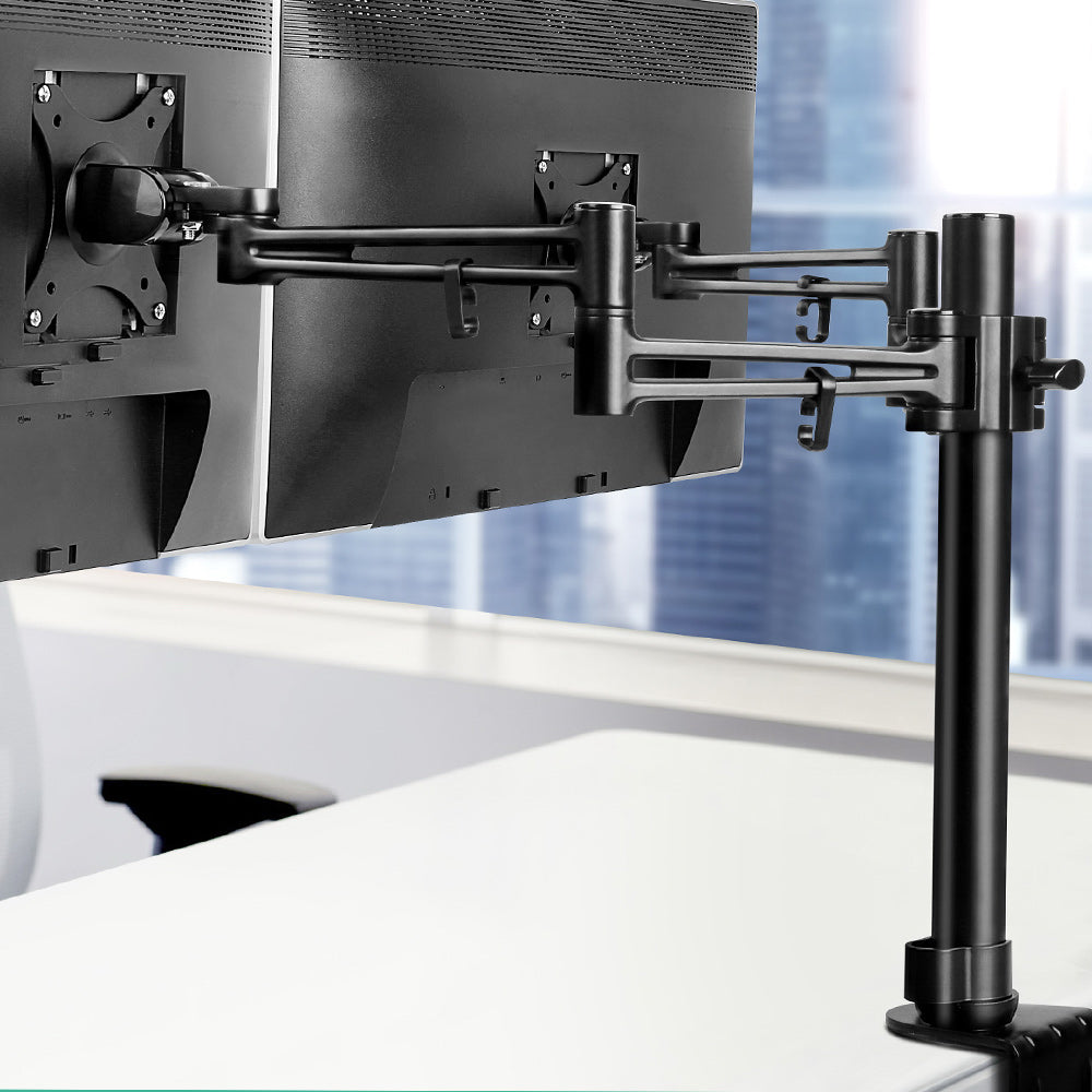 DS NA Artiss Monitor Arm Mount Dual Black