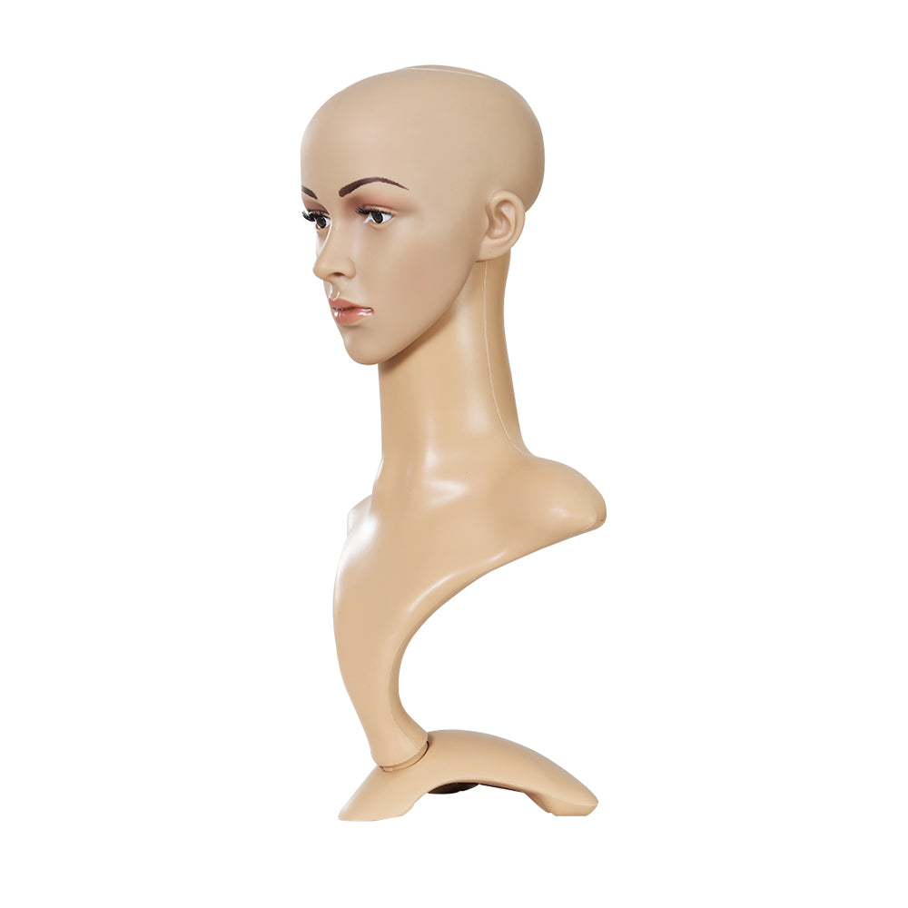 DS NA Female Mannequin Head Dummy Model Display Shop Stand Professional Use