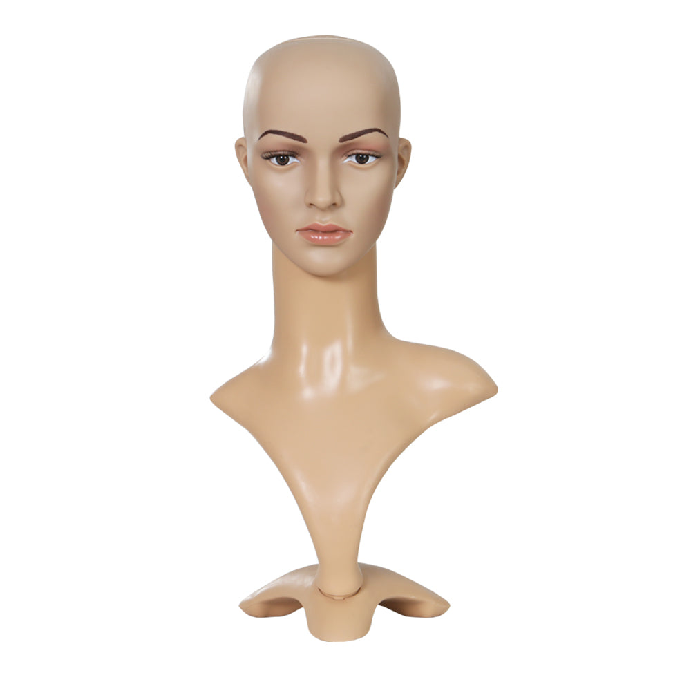 DS NA Female Mannequin Head Dummy Model Display Shop Stand Professional Use