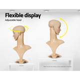 DS NA Female Mannequin Head Dummy Model Display Shop Stand Professional Use
