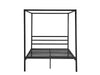 T Canopy bed frame Black Queen size