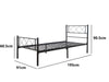 Metal bed