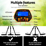 DS NA Metal Detector Pinpointer Deep Sensitive Treasure Gold Hunt Digger 180MM