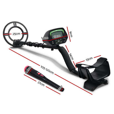 DS NA Metal Detector Pinpointer Deep Sensitive Treasure Gold Hunt Digger 220MM