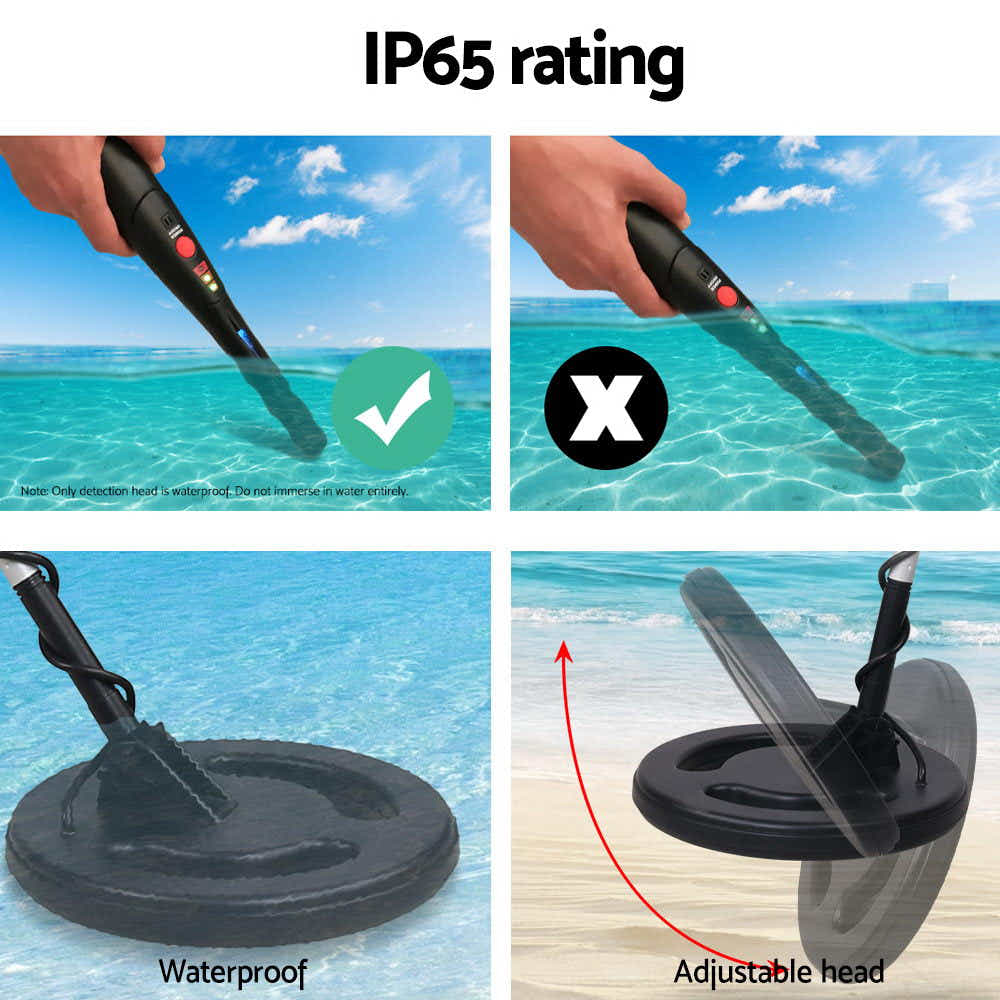 DS NA Metal Detector Pinpointer Deep Sensitive Treasure Gold Hunt Digger 220MM
