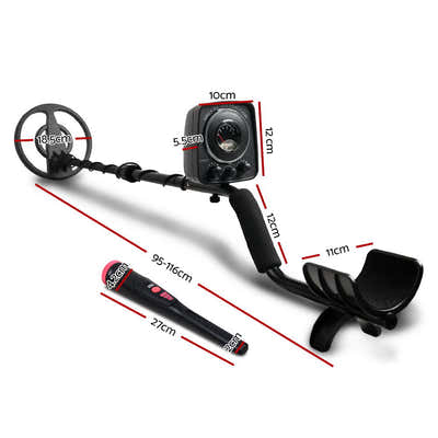 DS NA Metal Detector Pinpointer Deep Sensitive Treasure Gold Hunt Digger 160MM
