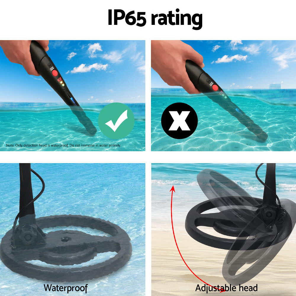 DS NA Metal Detector Pinpointer Deep Sensitive Treasure Gold Hunt Digger 160MM
