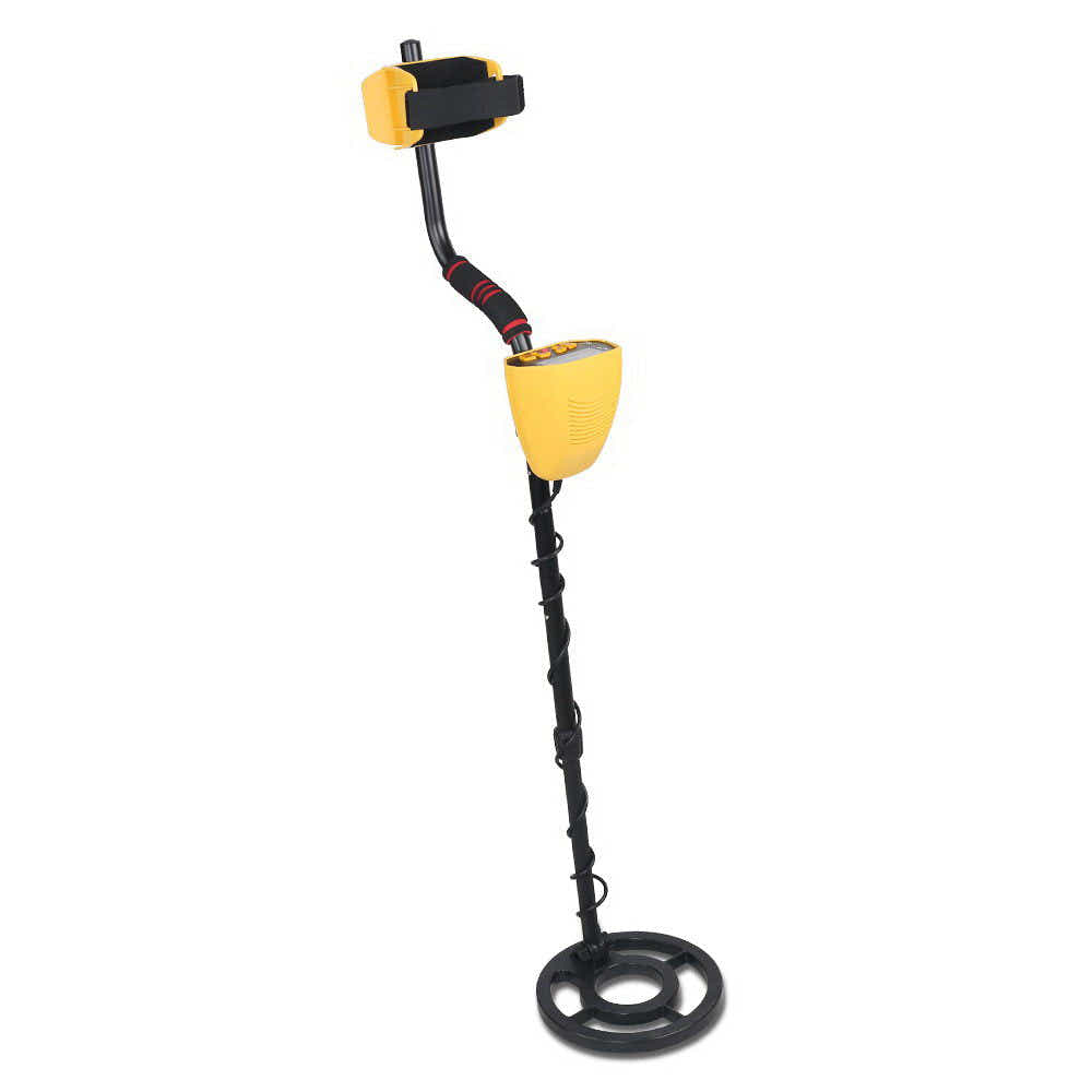 DS NA LCD Screen Metal Detector with Headphones - Yellow