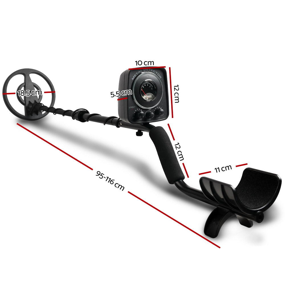 DS NA LED Metal Detector with Headphones - Black
