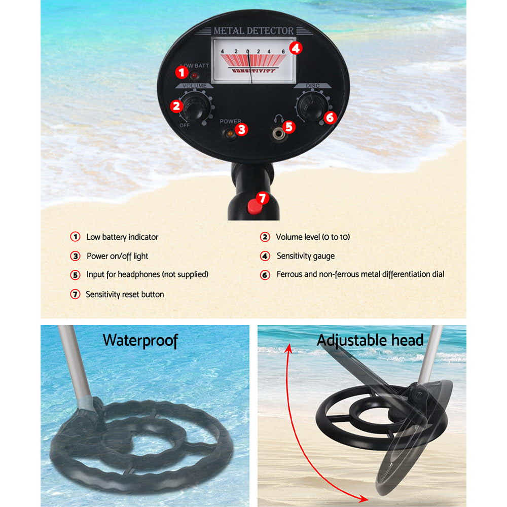 DS NA Deep Metal Detector - Black
