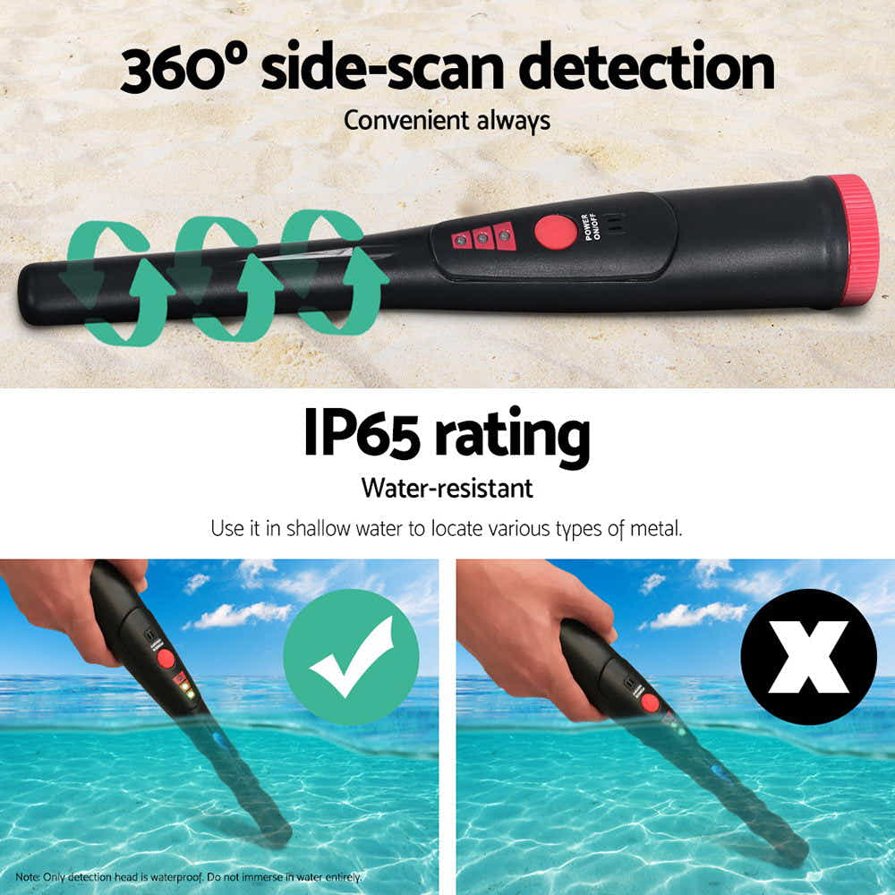 DS NA Pinpointer Metal Detector - Black