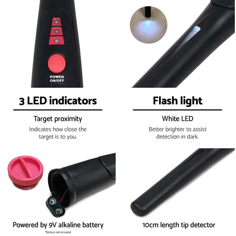 DS NA Pinpointer Metal Detector - Black